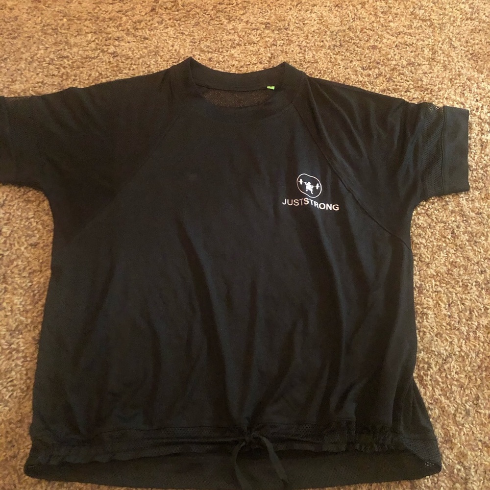 Just strong mesh workout shirt